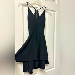 B. Darlin, black stretch and lace dress. Size 3/4